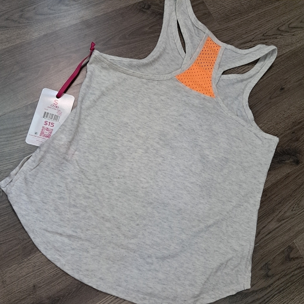 Justice Girls Size Small 7-8 Racerback Tank Top - Picture 2 of 7